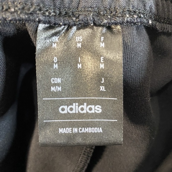 Adidas Future Icons Black Pants Joggers Tapered Fit  Men's Medium - Picture 9 of 14